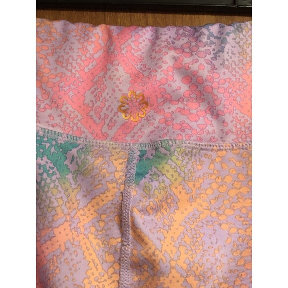 Multi Color Pro Player Yoga Stretch Workout Pants Diamond Scale Print Sz 3X - Picture 10 of 15